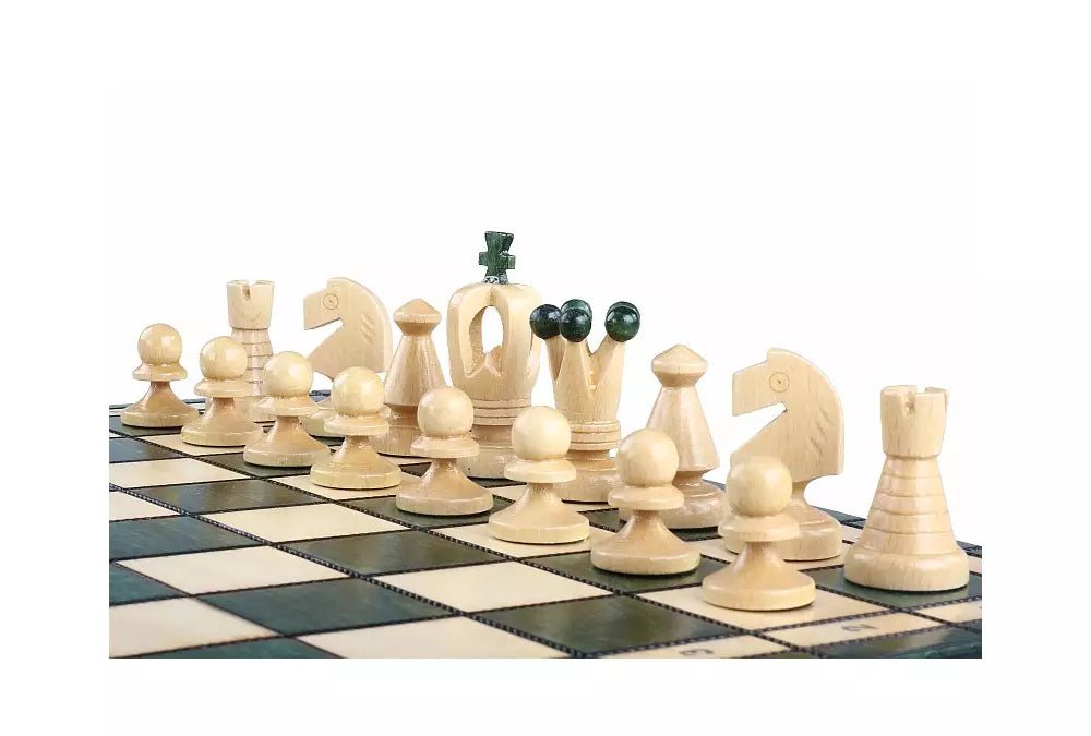 King's Chess Set Green